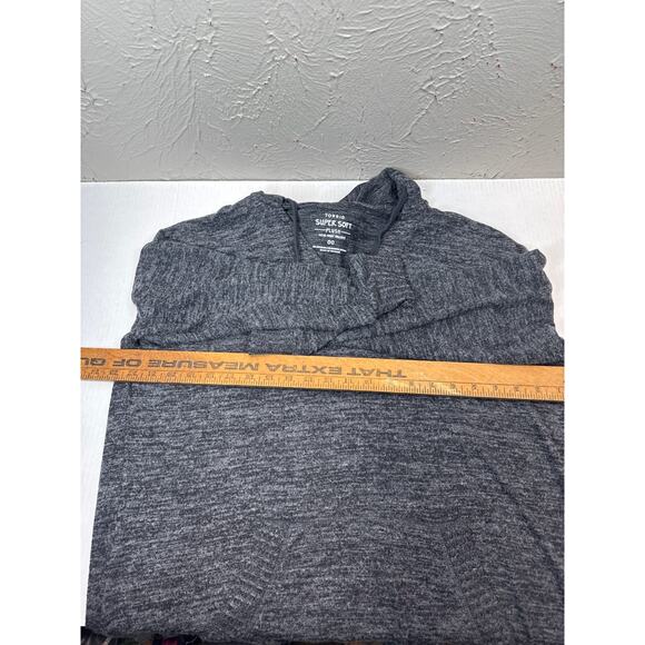 Torrid Relaxed Super Soft Plush Tunic Hoodie Plunged V Neck Womens Size 00 - Picture 4 of 4